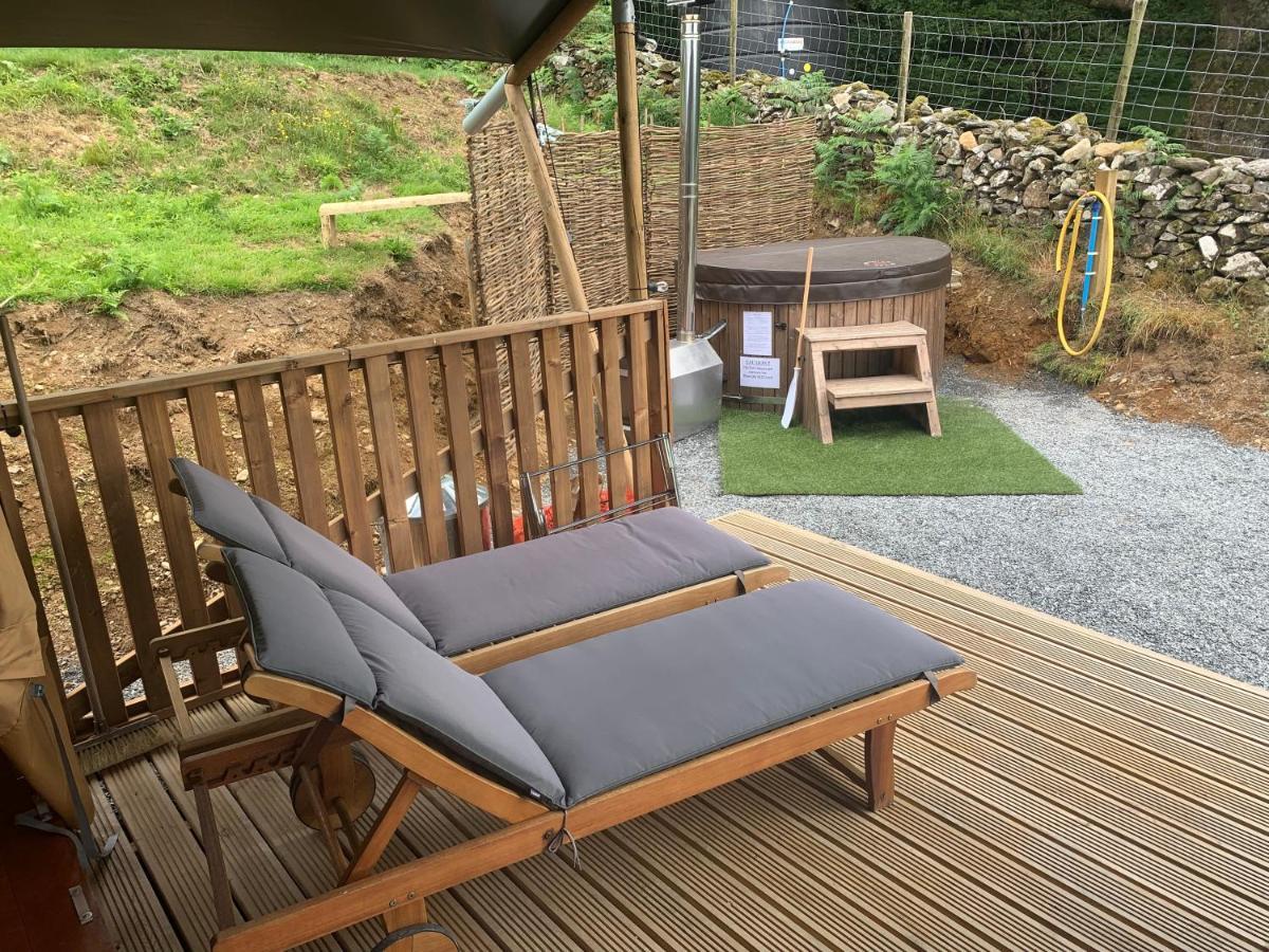 Mountain View Safari Tent With Hot Tub In The Heart Of Snowdonia Dolgellau Eksteriør billede